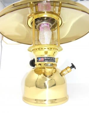 BriteLyt XL lamps all brass