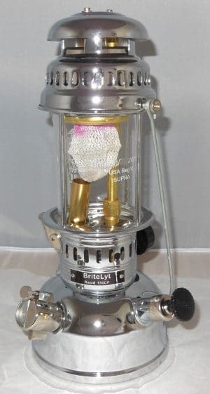 150CP BriteLyt Nickel & Chrome Plated Lantern