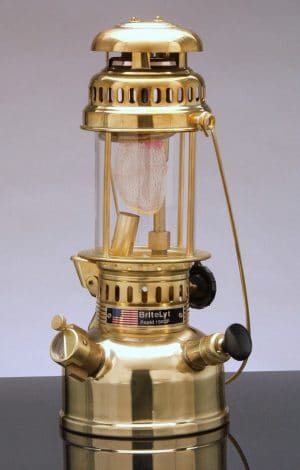 150CP BriteLyt Polished Brass Lantern