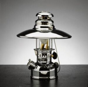 150 CP BriteLyt Nickel & Chrome Plated Brass Lantern and Reflector