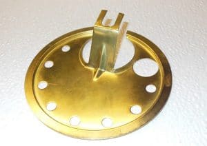 polished brass for lamps
